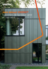 Joint debout VMZINC - guide technique - façade
